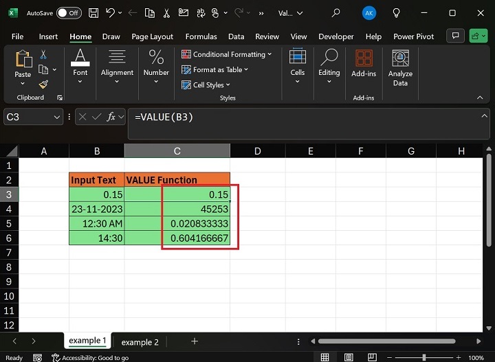 如何在 Excel3 中应用 VALUE 函数