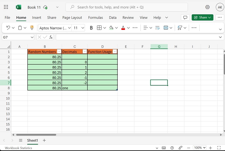 如何在 Excel 1 中执行 DOLLAR 函数