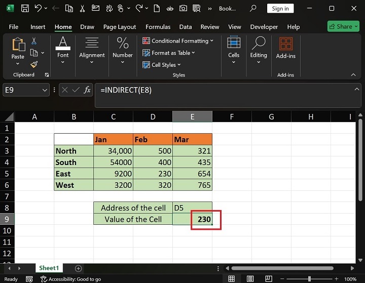 Excel2 中的 INDIRECT 函数有什么作用