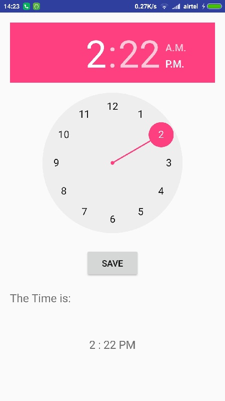 Android 时间选择器教程