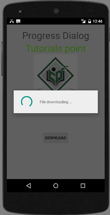 Android 进度对话框教程