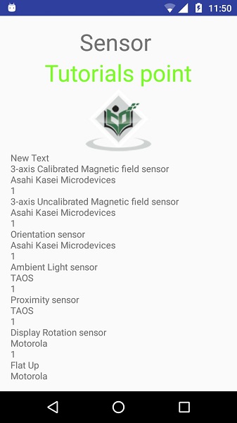 Anroid 传感器教程