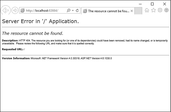 404 Not Found 错误