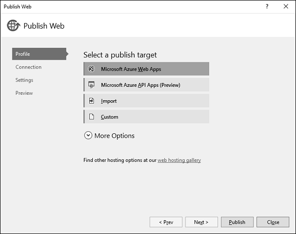 Microsoft Azure Web 应用