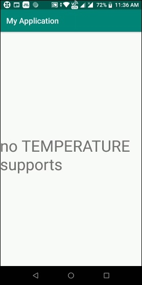 如何检查 Android 手机是否支持温度传感器? | w3schools 中文网