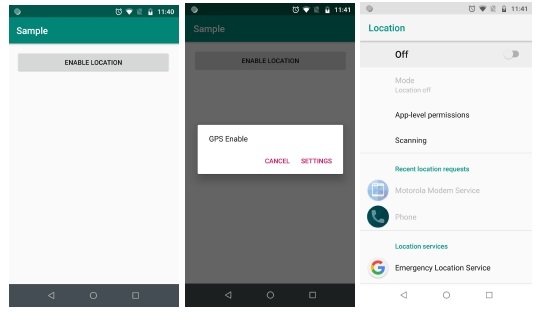 Android Location Testing App 如何检查 Android 应用中的位置服务是否已启用? | w3schools 中文网
