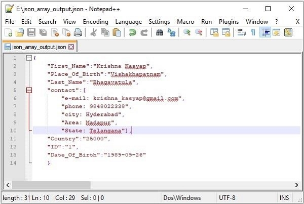 如何使用 Java 编写/创建 JSON 数组? | w3schools 中文网