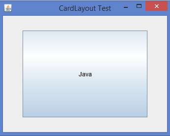 Java 中的 CardLayout 类的重要性是什么? | w3schools 中文网