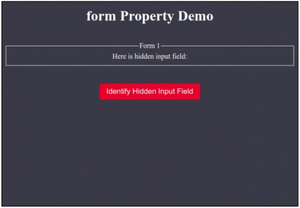 HTML DOM Input Hidden form 属性 | w3schools 中文网