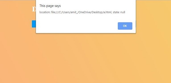 HTML DOM PopStateEvent 对象 | w3schools 中文网