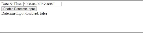 HTML DOM 输入日期时间禁用属性 | w3schools 中文网
