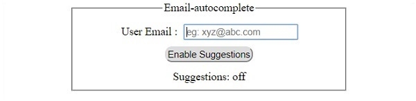 HTML DOM Input Email autocomplete 属性 | w3schools 中文网