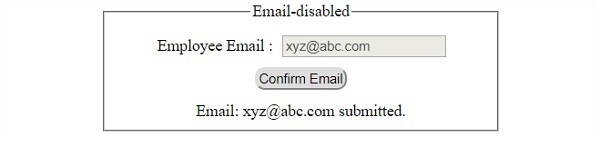 HTML DOM Input Email disabled 属性 | w3schools 中文网