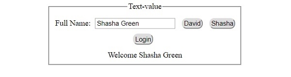 HTML DOM Input Text value 属性 | w3schools 中文网