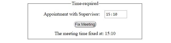 HTML DOM Input Time required 属性 | w3schools 教程