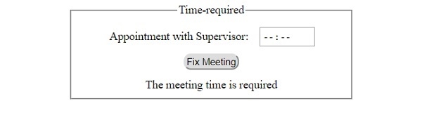 HTML DOM Input Time required 属性 | w3schools 中文网