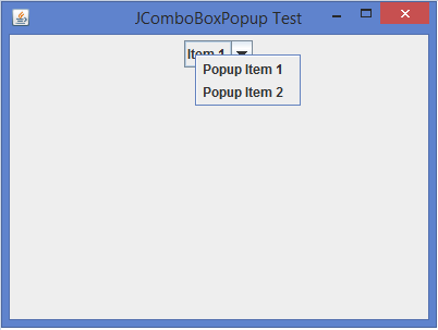 当用户在 Java 中右键单击 JComboBox 时，我们如何显示弹出菜单? | w3schools 中文网