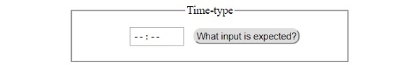 HTML DOM Input Time type 属性 | w3schools 中文网