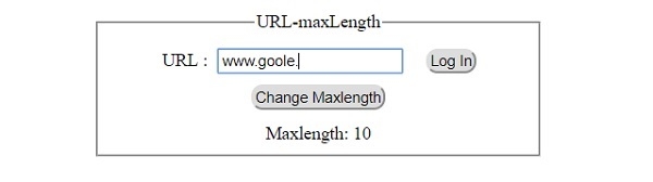 HTML DOM Input URL maxLength 属性 | w3schools 中文网