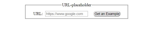 HTML DOM Input URL placeholder 属性 | w3schools 中文网