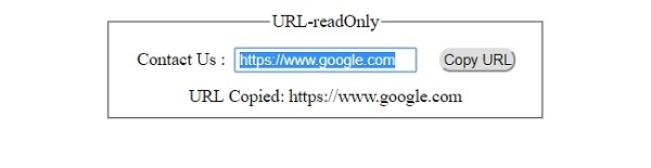 HTML DOM Input URL readOnly 属性 | w3schools 中文网