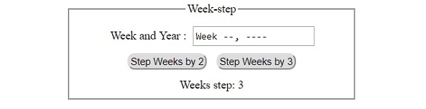 HTML DOM Input Week step 属性 | w3schools 中文网