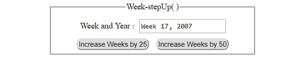 HTML DOM Input Week stepUp( ) 方法 | w3schools 中文网