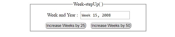 HTML DOM Input Week stepUp( ) 方法 | w3schools 中文网