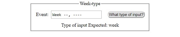 HTML DOM Input Week type 属性 | w3schools 中文网