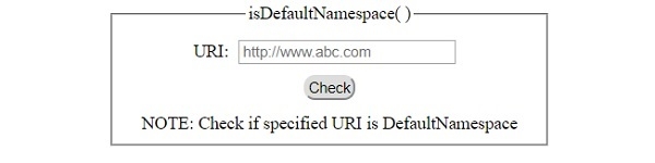 HTML DOM isDefaultNamespace( ) 方法 | w3schools 中文网