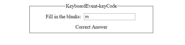 HTML DOM KeyboardEvent keyCode 属性 | w3schools 中文网