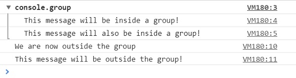 HTML DOM console.groupEnd() 方法 | w3schools 中文网
