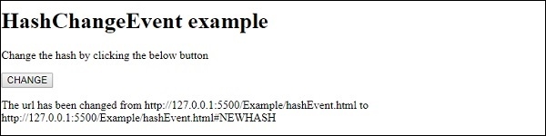 HTML DOM HashChangeEvent | w3schools 中文网