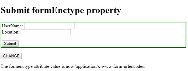 HTML DOM Input Submit formEnctype 属性 | w3schools 中文网