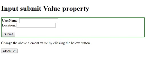 HTML DOM Input Submit value 属性 | w3schools 中文网