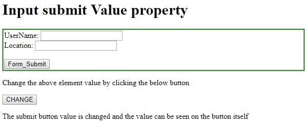 HTML DOM Input Submit value 属性 | w3schools 中文网