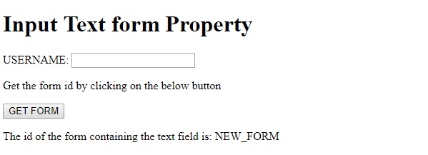 HTML DOM Input Text form 属性 | w3schools 中文网