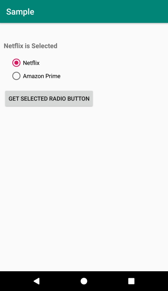 如何在 Android 中获取单选按钮组的选中索引? | w3schools 中文网