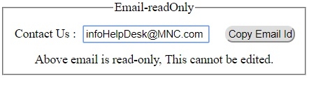 HTML input readonly 属性 | w3schools 中文网