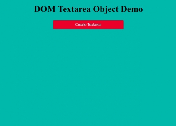 HTML DOM Textarea 对象 | w3schools 中文网
