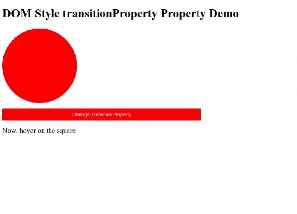 HTML DOM Style transitionProperty 属性 | w3schools 中文网