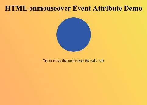 HTML onmouseover 事件属性 | w3schools 中文网