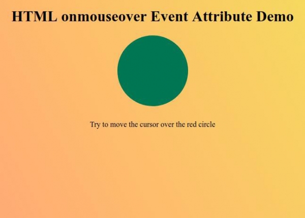 HTML onmouseover 事件属性 | w3schools 中文网
