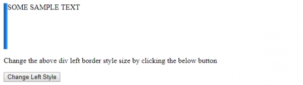 HTML DOM 样式 borderLeftStyle 属性 | w3schools 中文网