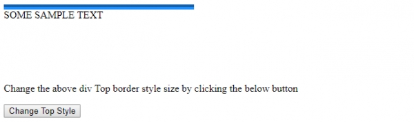 HTML DOM 样式 borderTopStyle 属性 | w3schools 中文网