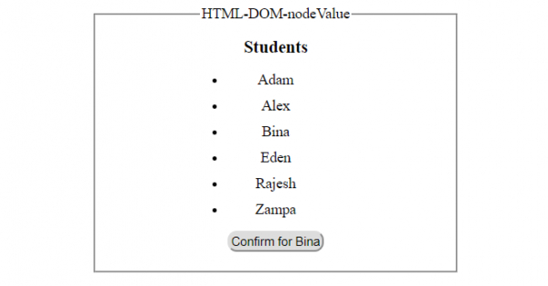 HTML DOM nodeValue 属性 | w3schools 中文网