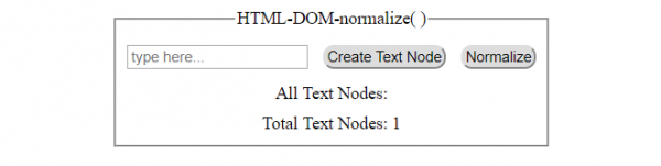 HTML DOM normalize() 方法 | w3schools 教程