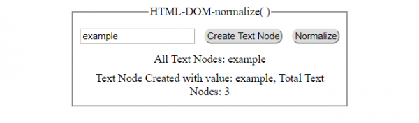 HTML DOM normalize() 方法 | w3schools 教程