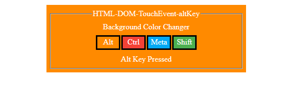 HTML DOM TouchEvent altKey 属性 | w3schools 中文网