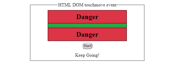 HTML DOM touchmove 事件 | w3schools 中文网